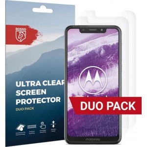 Rosso Motorola One Ultra Clear Screen Protector Duo Pack