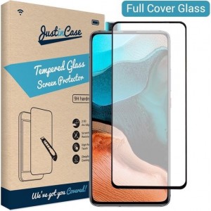 Just in Case Full Cover Tempered Glass Xiaomi Poco F2 Pro Protector - Black