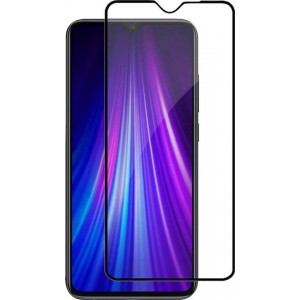 Xiaomi Redmi 8 - Full Cover Screenprotector - Gehard Glas - Zwart