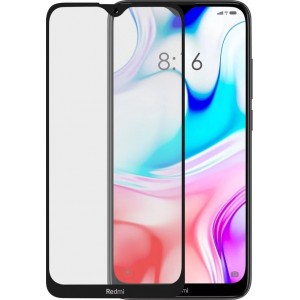 Azuri Tempered Glass flat RINOX ARMOR� - zwart frame - Xiaomi Redmi 8