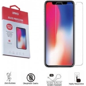 iPhone Xs max Uniq Screen Protector Display folie Anti-Schok Bescherm uw Glas!