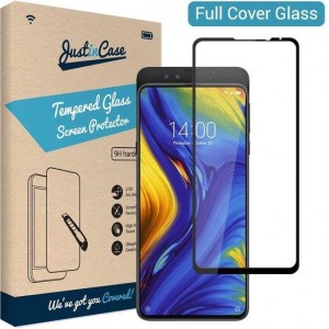 Just in Case Full Cover Tempered Glass Xiaomi Mi Mix 3 Protector - Black