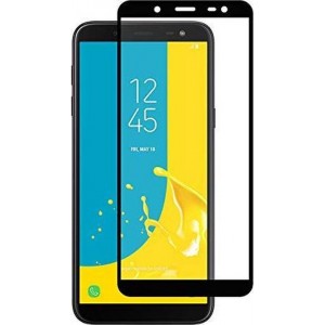 2 Pack Samsung Galaxy J6 (2018) Screenprotector Glazen Gehard  Full Cover Volledig Beeld Tempered Glass