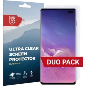 Rosso Samsung Galaxy S10 Plus Ultra Clear Screen Protector Duo Pack