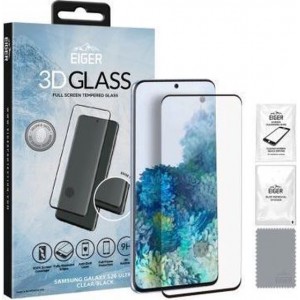 Eiger Full Screen Samsung Galaxy S20 Ultra Screen Protector - Zwart