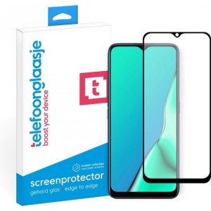 OPPO A9 (2020) screenprotector gehard glas Edge to Edge