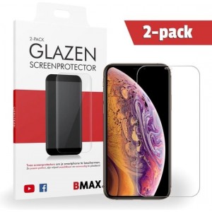 2-pack BMAX iPhone XS Glazen Screenprotector | Beschermglas | Tempered Glass