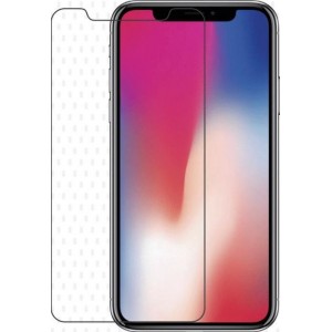 Grab 'n Go screenprotector flat tempered glass - Voor Apple iPhone X & Apple iPhone XS - Zwart frame