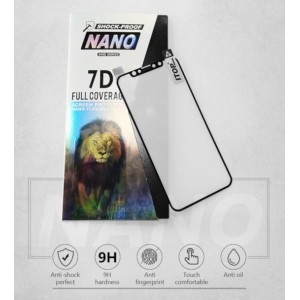 Screenprotector 7D Nano Flex Glass voor Apple iPhone Xs Max/11 Pro Max - Zwart