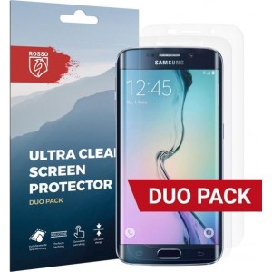 Rosso Samsung Galaxy S6 Edge Ultra Clear Screen Protector Duo Pack