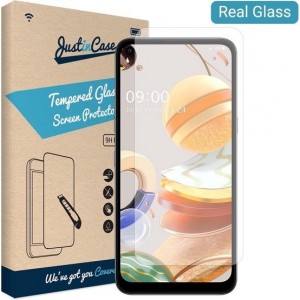 Just in Case Tempered Glass LG K61 Protector - Arc Edges