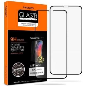 Spigen iPh 11 Pro/XS/X FC Black 2pckVer2