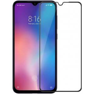 Xiaomi Mi 9 SE - Full Cover Screenprotector - Gehard Glas - Zwart