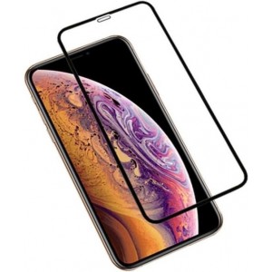 3D Tempered Glass voor iPhone XS Max Zwart