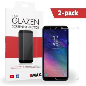 2-pack BMAX Samsung Galaxy A6 Glazen Screenprotector | Beschermglas | Tempered Glass