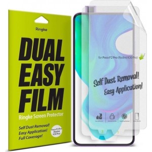 Ringke DualEasy Anti-Stof Screen Protector Pocophone F2 Pro [2-Pack]