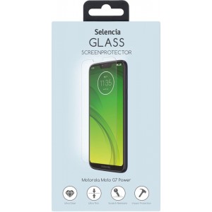 Selencia Gehard Glas Screenprotector voor de Motorola Moto G7 Power