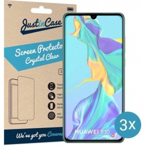 Just in Case Screen Protector Huawei P30 - Crystal Clear - 3 stuks