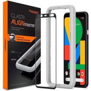 Spigen Google Pixel 4 XL AlignMaster Full Cover Glass - Zwart