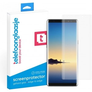 Samsung Galaxy Note 8 screenprotector gehard glas Edge to Edge - transparant