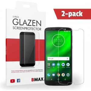 2-pack BMAX Motorola Moto G6 Plus Glazen Screenprotector | Beschermglas | Tempered Glass