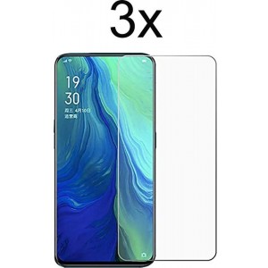 Oppo Reno 10x Zoom Screenprotector Glas - 3x Oppo Reno 10x Zoom Screen Protector Glas