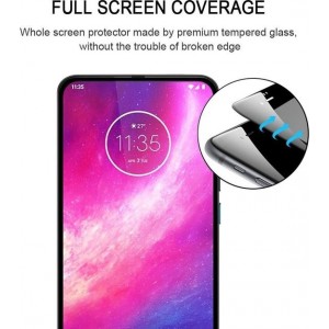 Mobigear Full Screen Gehard Glas Screenprotector Motorola One Hyper