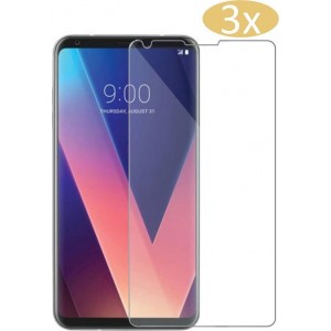 3 Stuks Pack LG V30 Screenprotector Tempered Glass Glazen Gehard Transparant 9H 2.5D - van iCall