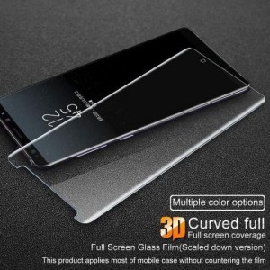 3D Curved Tempered Glass Full Screen Protector Samsung Galaxy Note 8 - Transparant