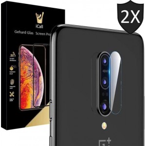 OnePlus 7 Pro Screenprotector Camera Lens - Tempered Glass Gehard Glas - iCall - 2 Stuks