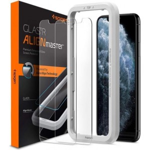 Spigen GlastR AlignMaster voor Apple iPhone 11 Pro / iPhone X/XS - 2-pack