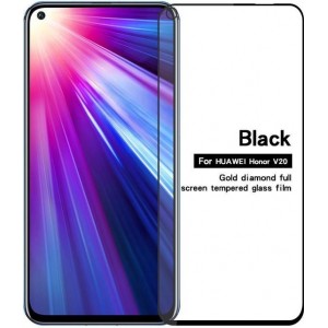 Honor View 20 - Full-Cover Tempered Glass - Zwart