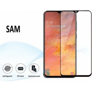 Ntech Samsung Galaxy A20e full Screenprotector Tempered Glass - Zwart