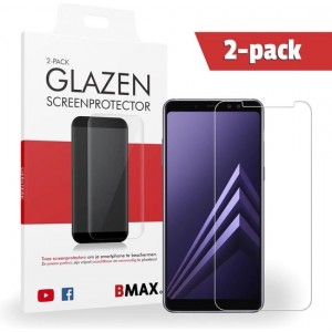 2-pack BMAX Samsung Galaxy A8 Screenprotector van gehard glas | Beschermglas | Tempered Glass