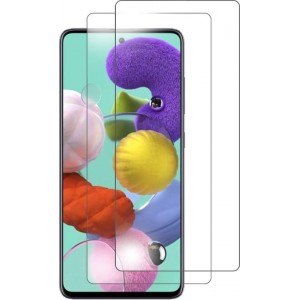 MMOBIEL 2 Stuks Samsung Galaxy A51 Glazen Screenprotector Tempered Gehard Glas 2.5D 9H (0.26mm) - inclusief Cleaning Set