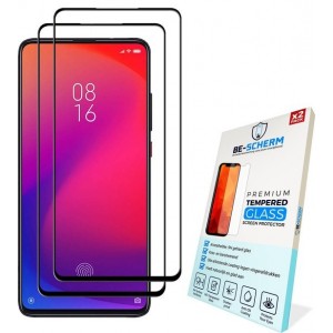 BE-SCHERM Xiaomi Mi 9T Pro Screenprotector Glas (2x) - Tempered Glass - Full Cover