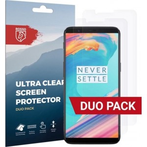 Rosso OnePlus 5T Ultra Clear Screen Protector Duo Pack