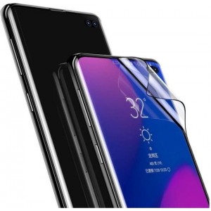 Baseus Full Cover Soft Screen Protector voor de Samsung Galaxy S10 Plus - zwart