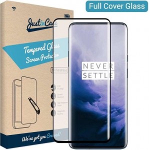 OnePlus 7 Pro Full Cover Tempered Glass - Zwart