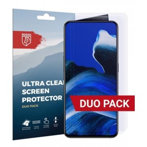 Rosso Oppo Reno2 Ultra Clear Screen Protector Duo Pack