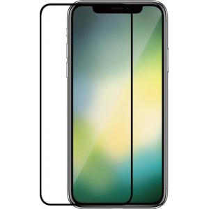 Azuri screenprotector Tempered Glass flat RINOX ARMOR - Voor Apple iPhone Xr - Zwart frame - 2 stuks