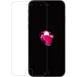 Grab 'n Go screenprotector flat tempered glass - Voor Apple iPhone 7 Plus & Apple iPhone 8 Plus - Transparant