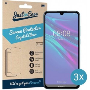 Just in Case Screen Protector Huawei Y6 2019 - Crystal Clear - 3 stuks