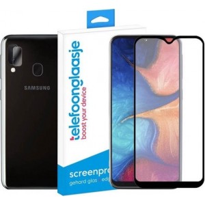 Samsung Galaxy A20e scherm + camera screenprotector