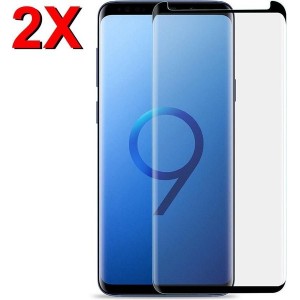 MMOBIEL 2 Stuks Samsung Galaxy S9 Glazen Screenprotector Tempered Gehard Glas 2.5D 9H (0.26mm) - inclusief Cleaning Set