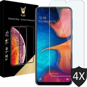 Samsung A20e Screenprotector - Samsung Galaxy A20e Screenprotector - Screen Protector Glas - 4 Stuks