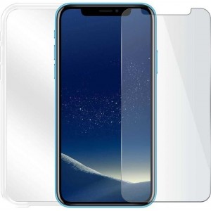 Apple iPhone Xr - Beschermingsset - Screenprotector met siliconen hoes