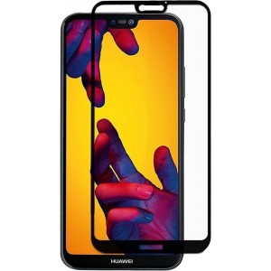 Huawei P20 Lite Screenprotector Glazen Gehard | Full Cover Volledig Beeld | Tempered Glass - van iCall