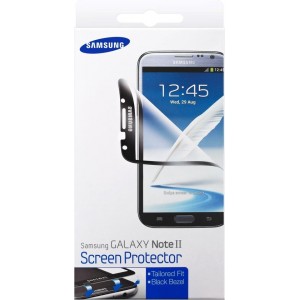 amsung Display Folie voor de Samsung N7100 Galaxy Note II - Zwart
