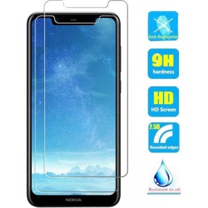 2 Stuks Screenprotector Tempered Glass Glazen Gehard Screen Protector 2.5D 9H (0.3mm) - Nokia 5.1 Plus